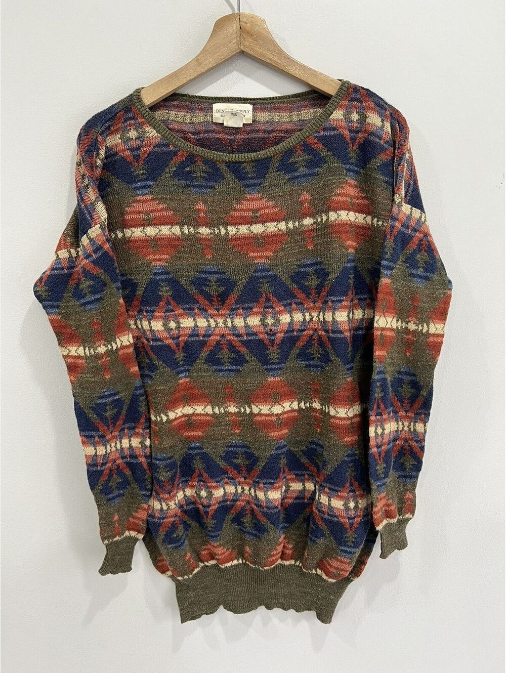 Vintage Ralph Lauren Denim Supply Aztec longsleeve shirt